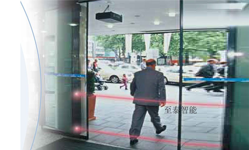 松下自動門安全光線應用現場
